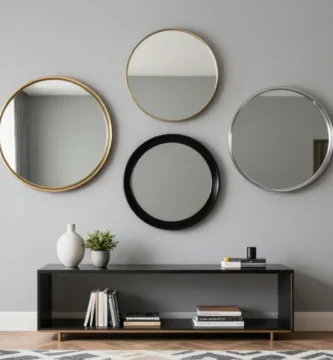17 3 Round Mirrors on Wall Ideas for Modern Decor