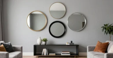 17 3 Round Mirrors on Wall Ideas for Modern Decor
