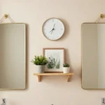 17 Bathroom Wall Decor Between Two Mirrors Ideas