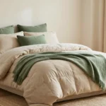 17 Beige and Green Bedding Ideas for a Soft Look