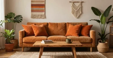 17 Burnt Orange Throw Pillows Ideas for Warm Spaces