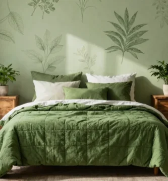 17 Eco-Friendly Green Quilt Bedding Ideas for Your Home