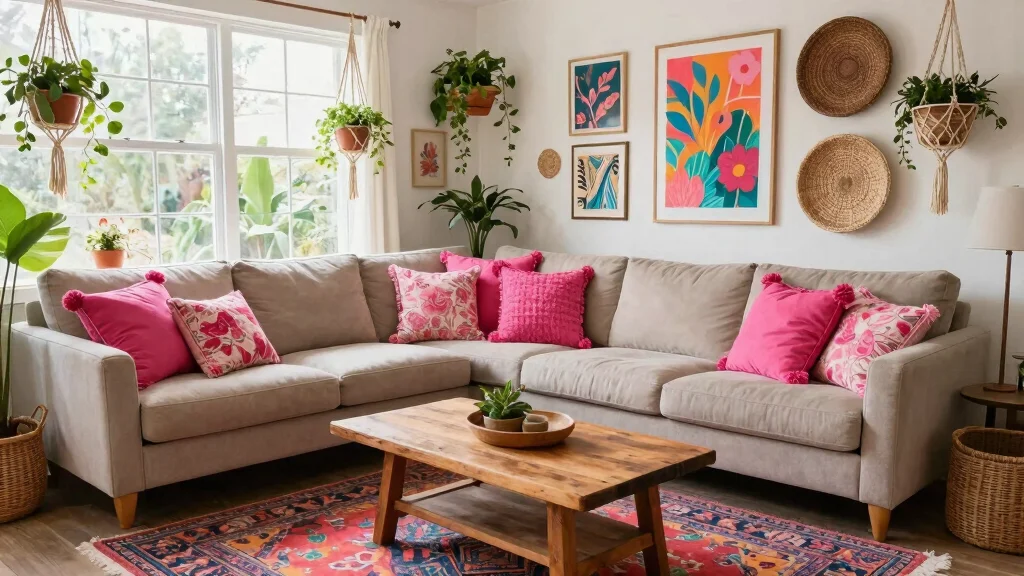 17 Hot Pink Throw Pillows Ideas