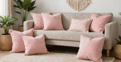 17 Light Pink Throw Pillows Ideas for a Cozy Boho-Chic Home