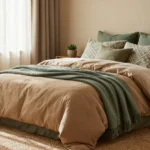 17 Tan and Green Bedding Ideas for Warm Bedrooms