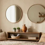 17 Two Round Mirrors on Wall Ideas for Symmetry