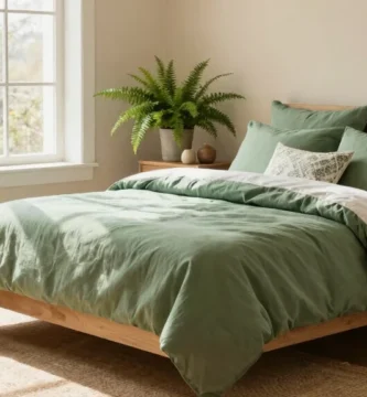 18 Bedroom with Green Bedding Ideas