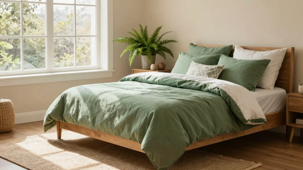 18 Bedroom with Green Bedding Ideas