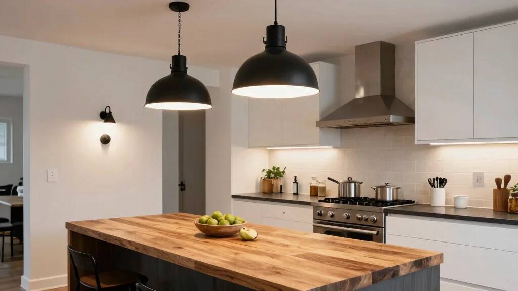 18 Black Kitchen Lighting Fixtures Ideas