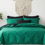 18 Black and Green Bedding Ideas for Modern Style