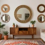 18 Circle Mirrors on Wall Living Room Ideas