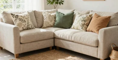 18 Eco-Friendly Throw Pillows for Your Beige Couch