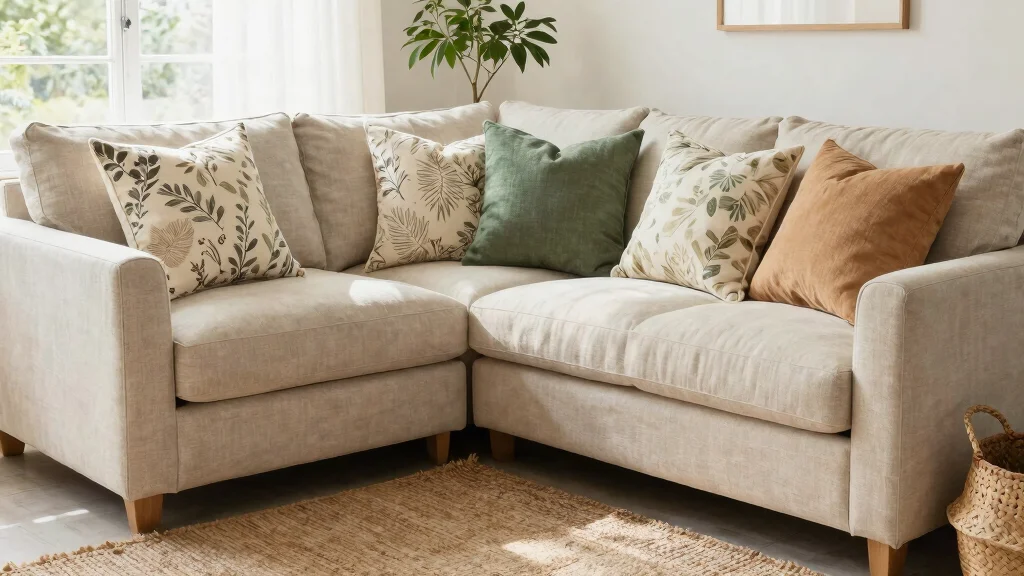 18 Eco-Friendly Throw Pillows for Your Beige Couch