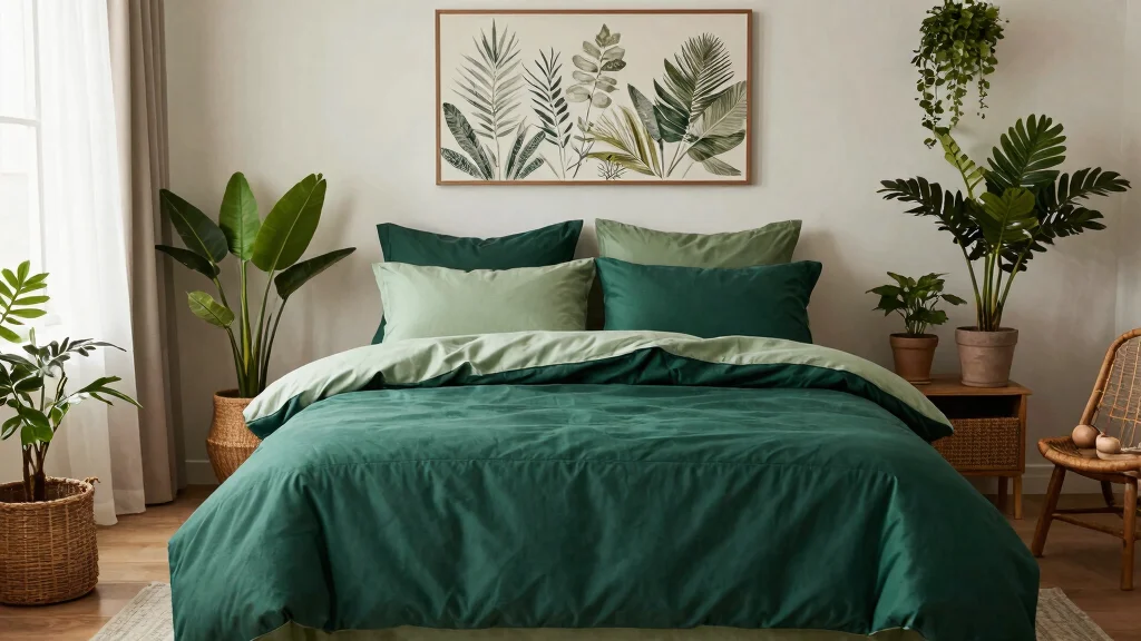 18 Green Bedding Bedroom Ideas for a Refreshing Eco-Friendly Retreat