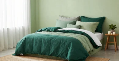18 Green Bedding Decor Ideas for a Nature-Inspired Bedroom