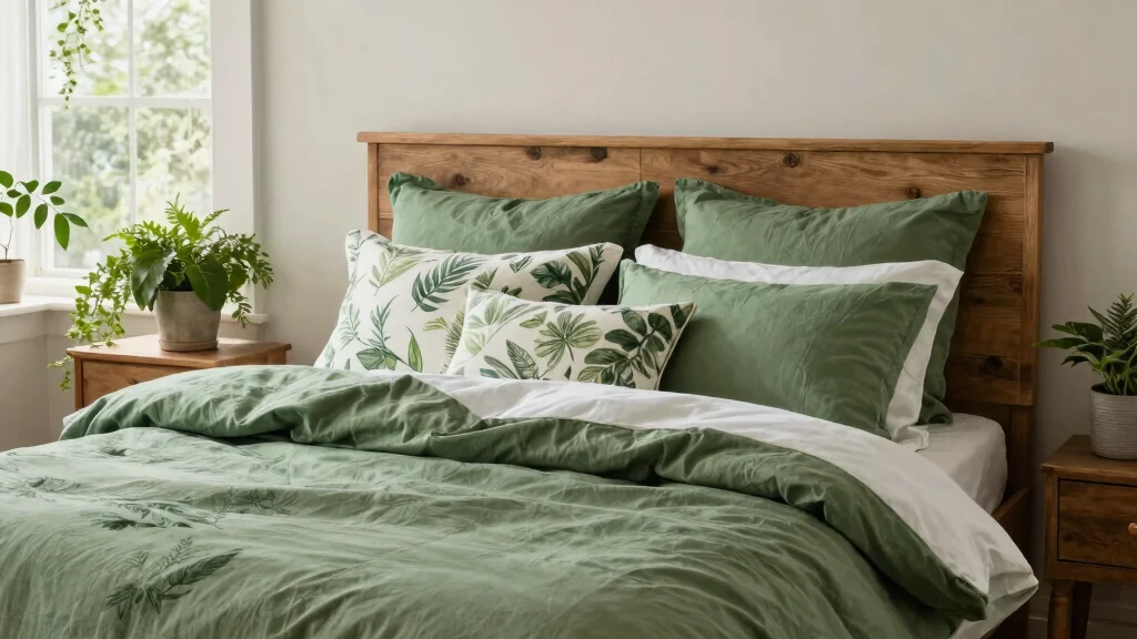 18 Green Bedding Set Ideas for a Nature-Inspired Bedroom