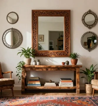 18 Hanging Mirrors on the Wall Ideas for Layered Decor