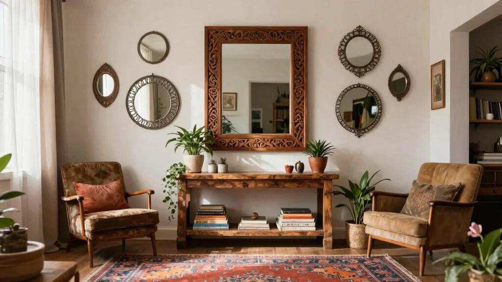18 Hanging Mirrors on the Wall Ideas for Layered Decor