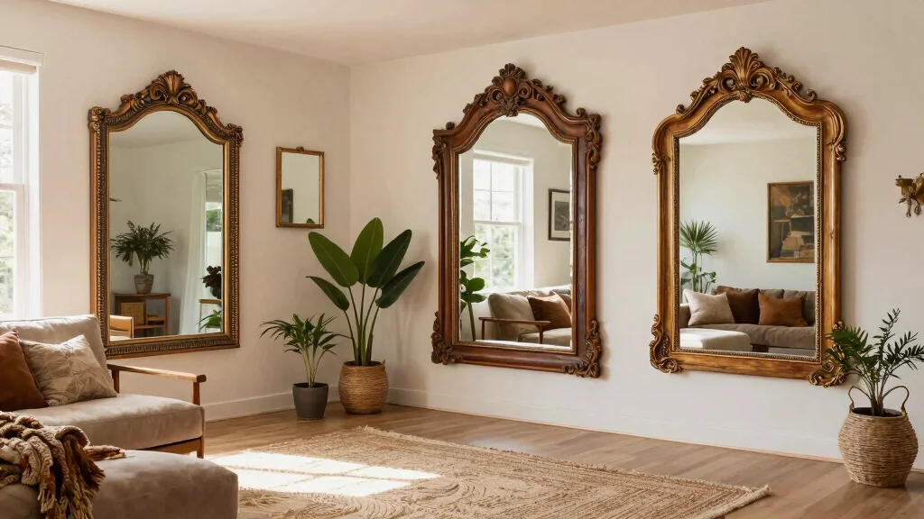 18 Large Mirrors in Living Room Wall Ideas