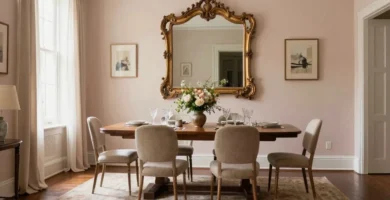 18 Mirrors in Dining Room Wall Ideas for Depth