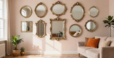 18 Multiple Mirrors on Wall Ideas for Visual Interest