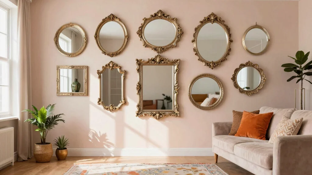 18 Multiple Mirrors on Wall Ideas for Visual Interest