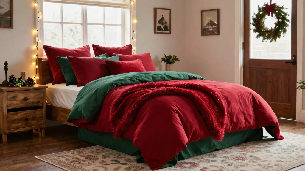 18 Red and Green Bedding Ideas for Bold Bedrooms