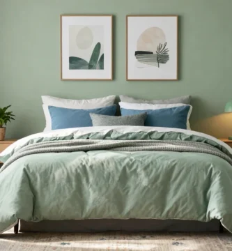 18 Sage Green and Blue Bedding Ideas for a Sustainable Bedroom Makeover