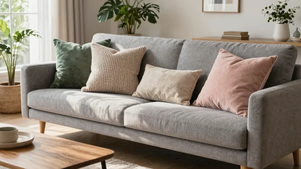 18 Throw Pillows Living Room Grey Couch Ideas