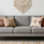 18 Throw Pillows on Grey Couch Ideas for a Bohemian Touch