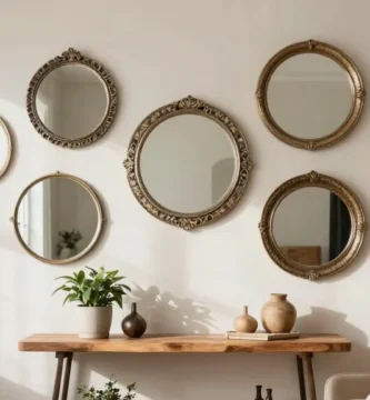 19 Circular Mirrors on Wall Decor Ideas