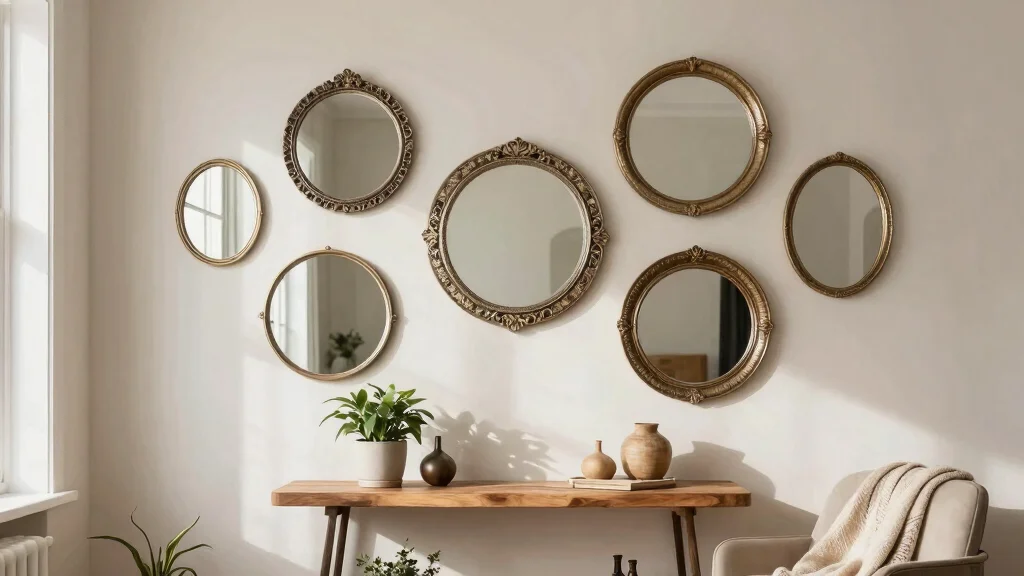19 Circular Mirrors on Wall Decor Ideas