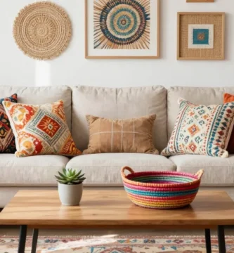 19 Colorful Throw Pillows Living Room Ideas