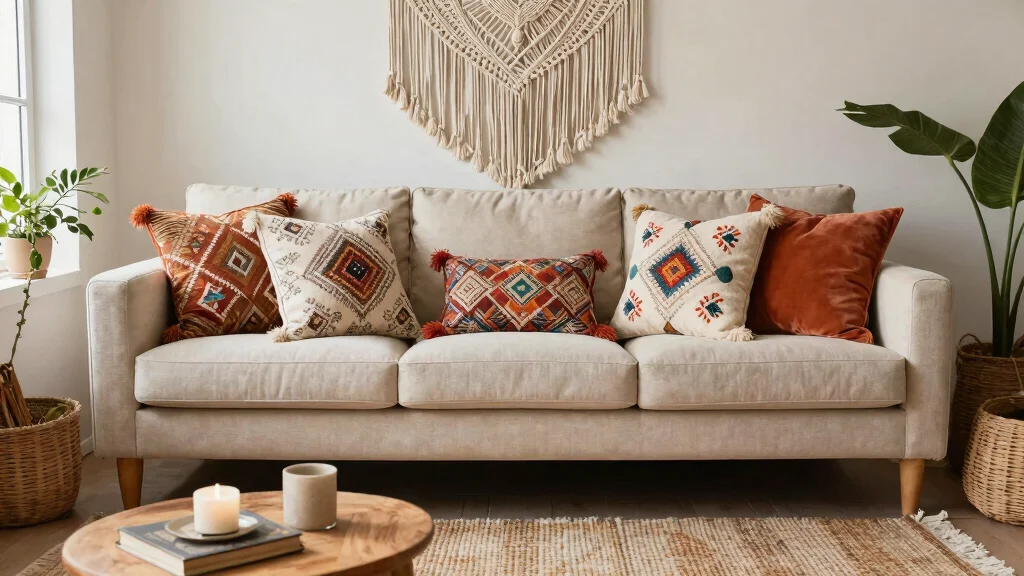 19 Couch Decor Ideas with Throw Pillows