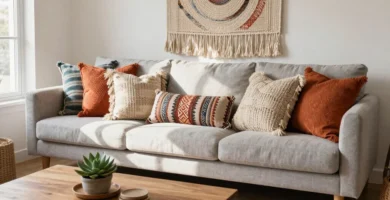 19 Couch Throw Pillows Styling Ideas for a Bohemian Touch