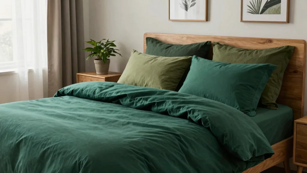 19 Dark Green Bedding Ideas for an Eco-Friendly Home