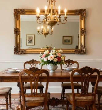 19 Large Mirrors in Dining Room Wall Ideas