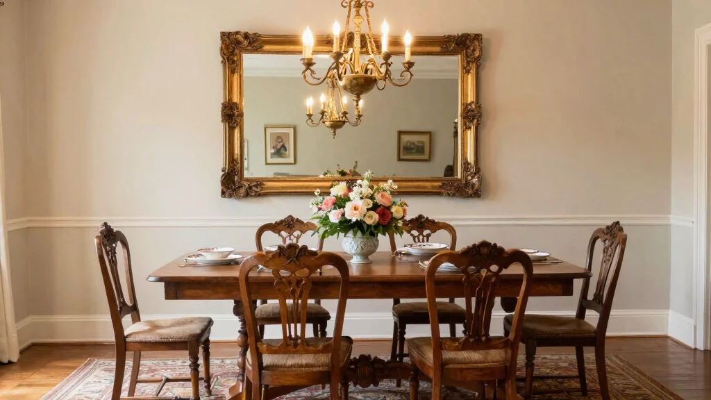 19 Large Mirrors in Dining Room Wall Ideas