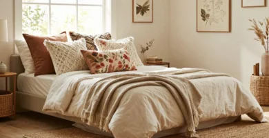 19 Throw Pillows Bedroom Aesthetic Ideas